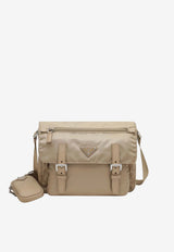 Prada Medium Re-Nylon Crossbody Bag Beige 1BD953B1MRV44/T_PRADA-F0040