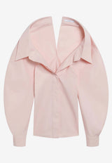 Givenchy Cut-Out Poplin Shirt Pink BW61K21642/S_GIV-663