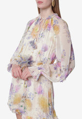 Zimmermann Luna Floral Print Ruffled Playsuit Multicolor 8154YS261VI/S_ZIMM-CD