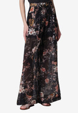 Zimmermann Carousel Floral Print Wide-Leg Pants Multicolor 8003PS263LI/S_ZIMM-BS