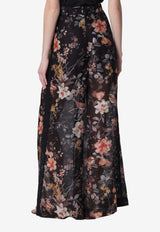 Zimmermann Carousel Floral Print Wide-Leg Pants Multicolor 8003PS263LI/S_ZIMM-BS