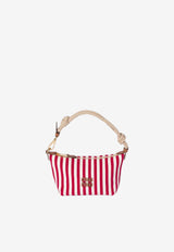 Miu Miu Striped Pouch Bag Red 5NE8412I0G_F0ZIZ