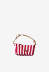 Miu Miu Striped Pouch Bag Red 5NE8412I0G_F0ZIZ