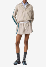 Miu Miu Washed Twill Mini Skirt Green MG2638SOOO19CT_F0D3K