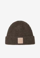 Loewe Anagram Patch Cashmere Beanie Beige KSA9OT1X01UWS/T_LOEW-2140