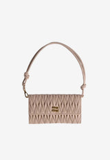 Miu Miu Matelassé Nappa Leather Clutch Pink 5MT025AFPP_F0236
