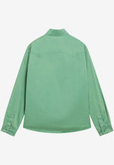 Versace Medusa Long-Sleeved Shirt Green 10239791A18185/S_VERSA-1G250