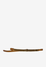 Miu Miu City Calfskin Logo Belt Caramel 5CC7052IBW_F098L