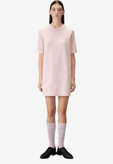Thom Browne Overdyed 4-bar Mini T-shirt Dress Pink FJD136AJ0253_680