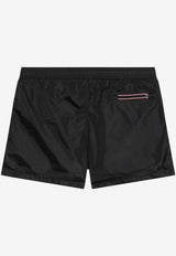 Moncler Logo Patch Swim Shorts Black 2C0000453326/S_MONCL-999
