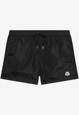 Moncler Logo Patch Swim Shorts Black 2C0000453326/S_MONCL-999