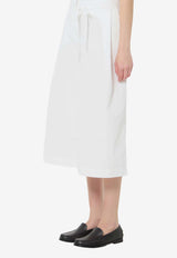 Jacquemus Marin Poplin Long Bermuda Shorts White ESOW00615A-W00780-100