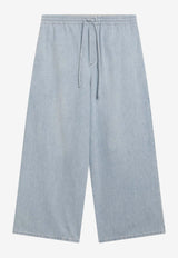 Loewe Anagram Washed Denim Pants Blue H616Y11X52CO/S_LOEW-8438