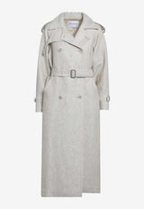 Max Mara Pedaggi Double-Breasted Duster Coat Sand MXSPEDAGGICO/S_MAXM-002