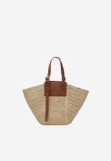 Loewe Medium Hammock Raffia Tote Bag Beige A538HNZX02NF/S_LOEW-2435