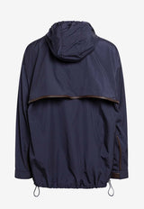 Loewe Technical Micro-Ripstop Hooded Jacket Blue H616Y02X22NY/S_LOEW-4042