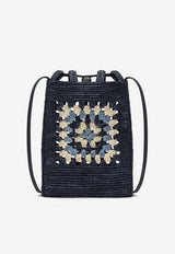 Loewe Embroidered Drawstring Pouch Blue C630PHPX07NF/S_LOEW-0150