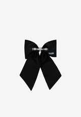 Prada Maxi Bow Hair Clip Black 1IF1632DMI/T_PRADA-F0002