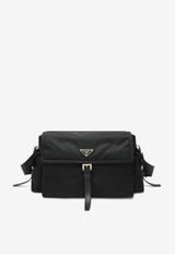 Prada Large Explore Nylon Crossbody Bag Black 1BD391NOORDLN/T_PRADA-F0002