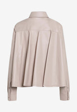 Loewe Long-Sleeved Nappa Leather Shirt Pink S616Y31L06LE/S_LOEW-7200