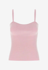 Max Mara Epica Wool-Blend Sleeveless Top Pink 2611361181650MXMEPIC_014