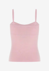 Max Mara Epica Wool-Blend Sleeveless Top Pink 2611361181650MXMEPIC_014