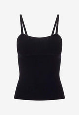 Max Mara Epica Wool-Blend Sleeveless Top Blue 2611361181650MXMEPIC_004