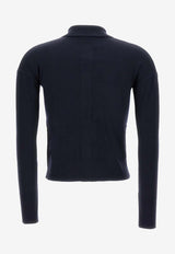 Max Mara Medeola Wool-Blend Buttoned Cardigan Blue 2611341061650MXMMEDE_004