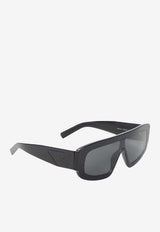 Triangle Logo Mask Sunglasses