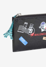 Long Mail Stamps Long Zip Cardholder