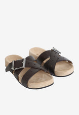 Belted Leather Sandals