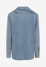 Denim Buttoned Shirt