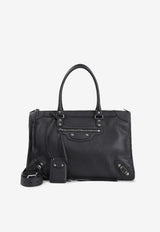 Le City Business Duffle Bag in Grained Leather