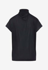 Fulard High-Neck Top