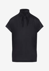 Fulard High-Neck Top