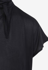 Fulard High-Neck Top