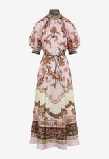 Aster Billow Floral Maxi Dress