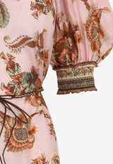 Aster Billow Floral Maxi Dress