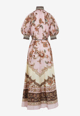 Aster Billow Floral Maxi Dress