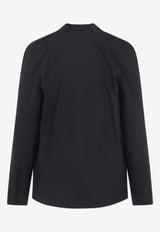 Ascot Scarf Panel Blouse