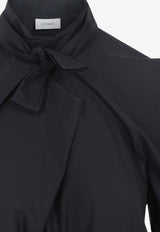 Ascot Scarf Panel Blouse