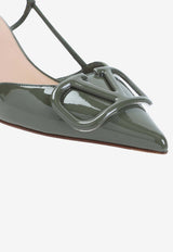 VLogo 40 Slingback Pumps in Patent Leather