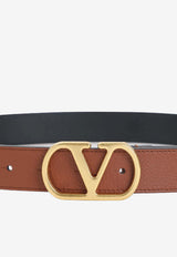 VLogo Leather Belt