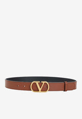 VLogo Leather Belt