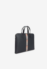 Signature Stripe Briefcase