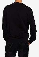 Dolce & Gabbana Embroidered Logo Sweatshirt Black G9WI3Z FU7DU-N0000