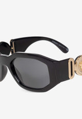 Versace Medusa Biggie Logo Sunglasses Gray 0VE4361 0-GB1 87