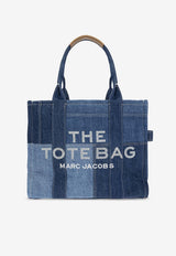 Marc Jacobs Large Denim Tote Bag Blue H018M06FA21 0-422