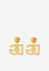 Dolce & Gabbana DG Logo Clip-On Earrings Gold WEN6P2 W1111-ZOO00