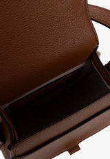 Chloé Small Marcie Calf Leather Crossbody Bag Brown CHC22AS680 I31-25M